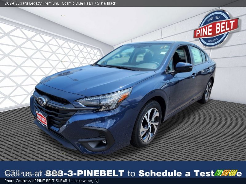 Cosmic Blue Pearl / Slate Black 2024 Subaru Legacy Premium