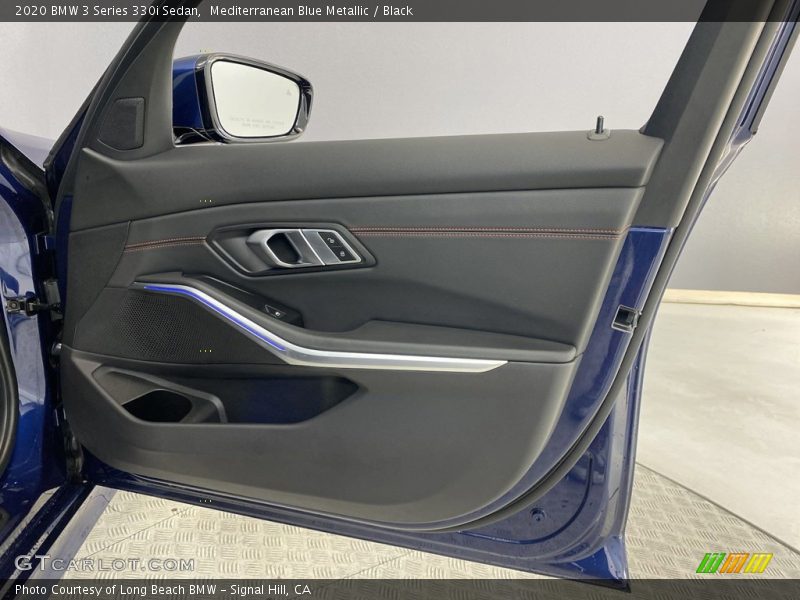 Mediterranean Blue Metallic / Black 2020 BMW 3 Series 330i Sedan
