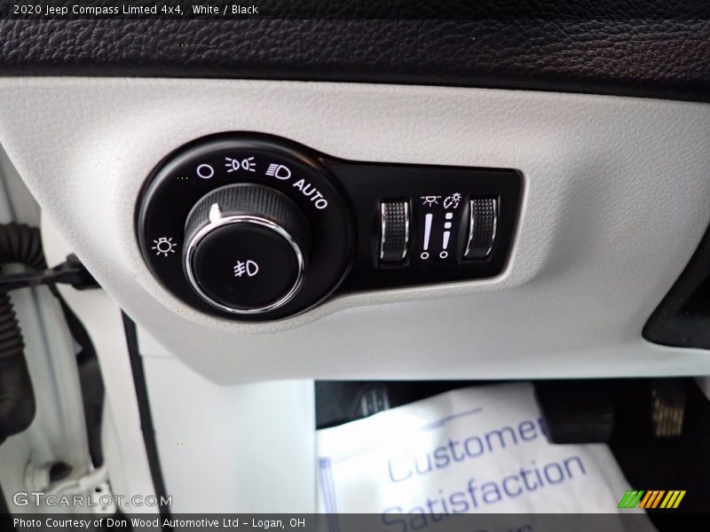 White / Black 2020 Jeep Compass Limted 4x4