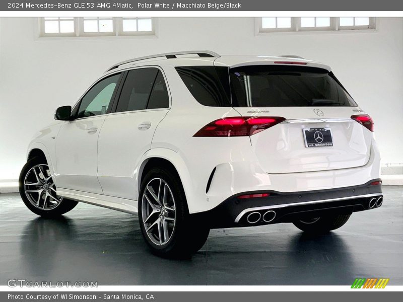 Polar White / Macchiato Beige/Black 2024 Mercedes-Benz GLE 53 AMG 4Matic