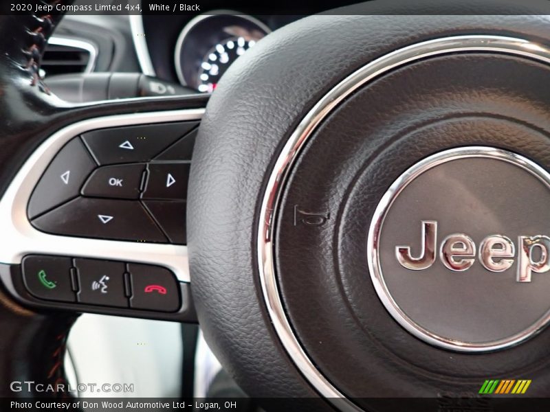 White / Black 2020 Jeep Compass Limted 4x4