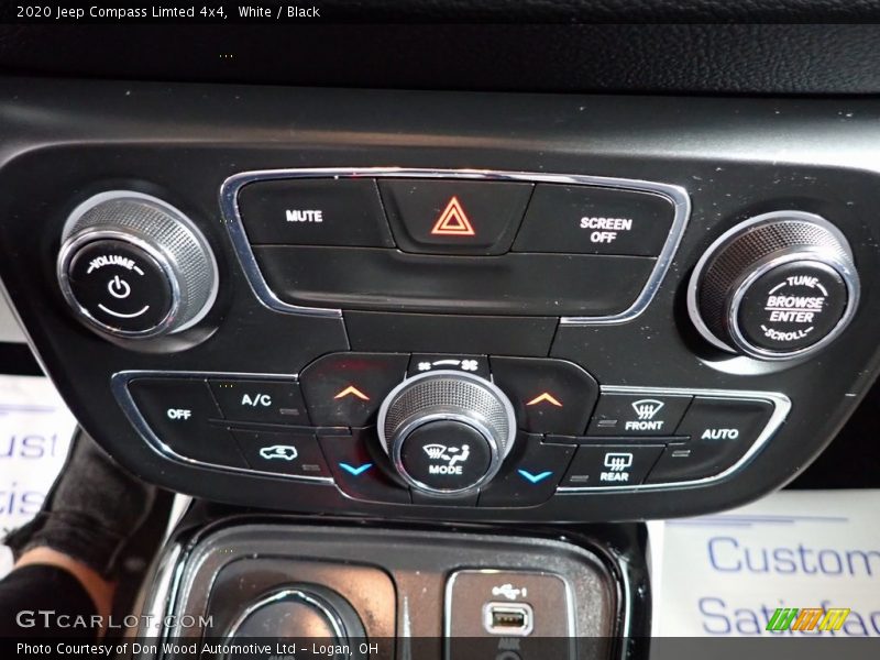 White / Black 2020 Jeep Compass Limted 4x4