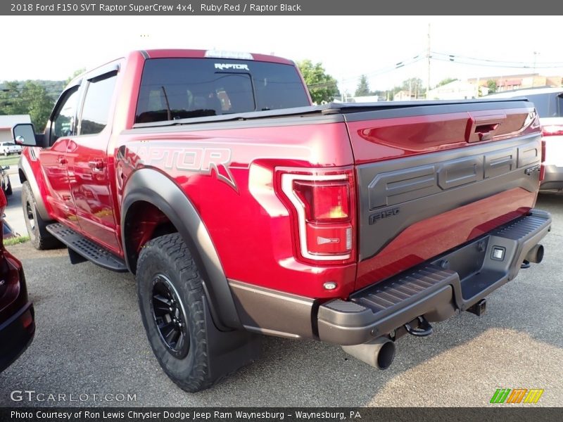 Ruby Red / Raptor Black 2018 Ford F150 SVT Raptor SuperCrew 4x4