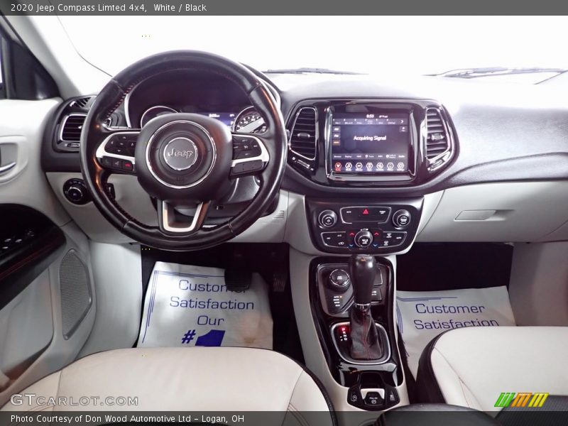 White / Black 2020 Jeep Compass Limted 4x4