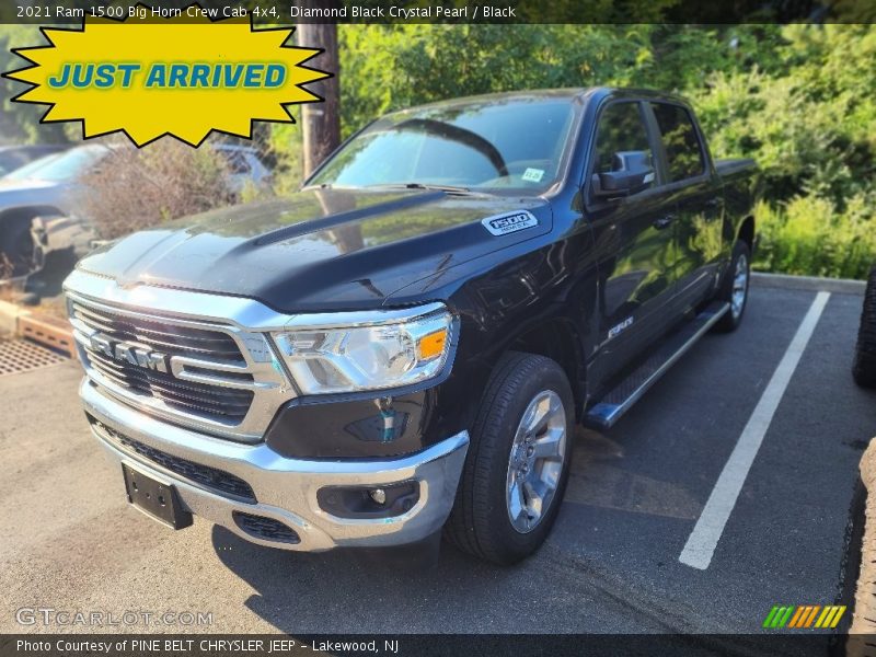 Diamond Black Crystal Pearl / Black 2021 Ram 1500 Big Horn Crew Cab 4x4