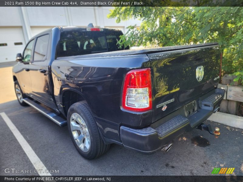Diamond Black Crystal Pearl / Black 2021 Ram 1500 Big Horn Crew Cab 4x4