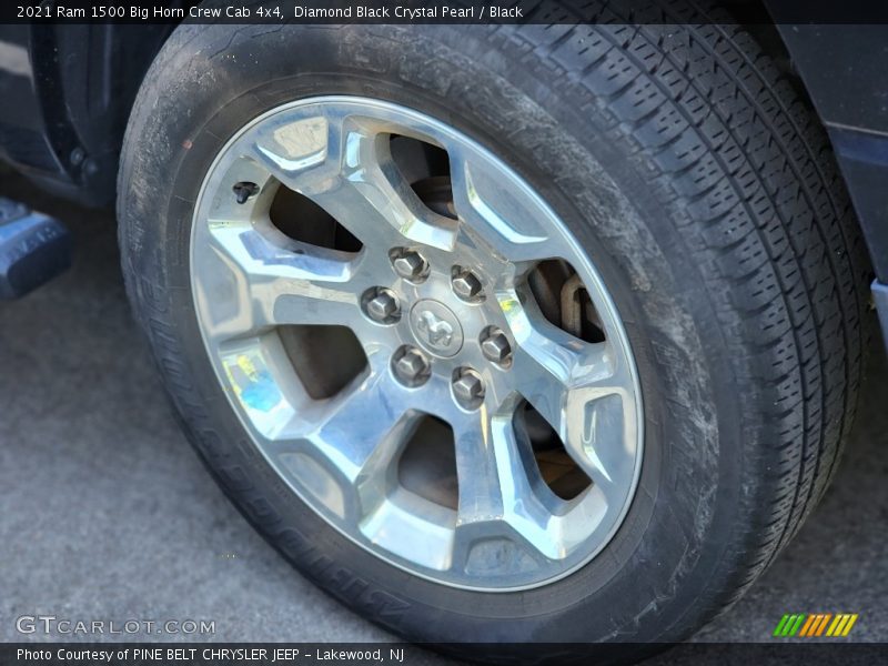 Diamond Black Crystal Pearl / Black 2021 Ram 1500 Big Horn Crew Cab 4x4