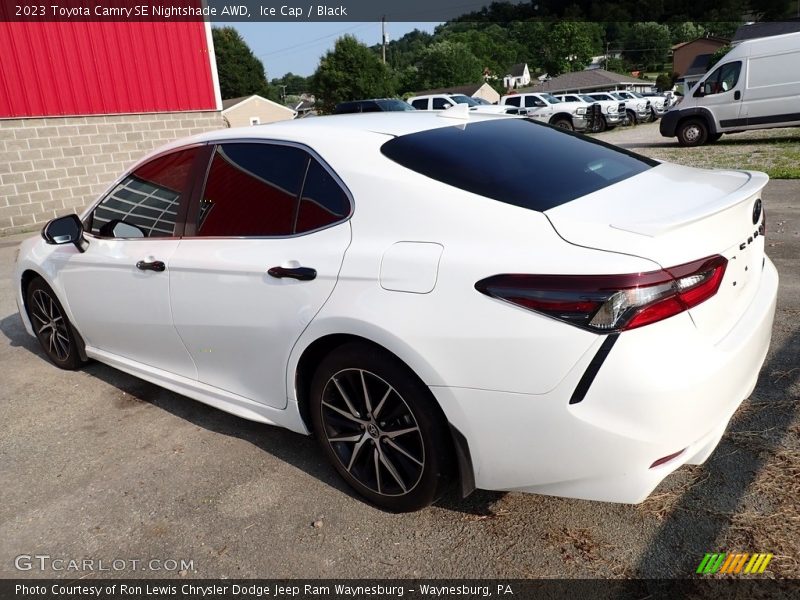 Ice Cap / Black 2023 Toyota Camry SE Nightshade AWD