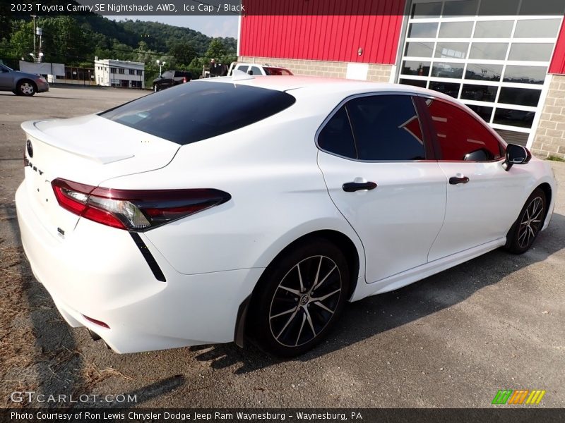Ice Cap / Black 2023 Toyota Camry SE Nightshade AWD