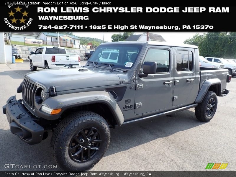 Sting-Gray / Black 2023 Jeep Gladiator Freedom Edition 4x4