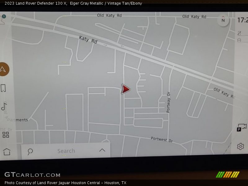 Navigation of 2023 Defender 130 X