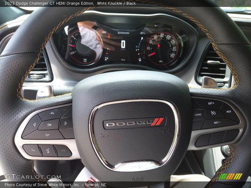  2023 Challenger GT HEMI Orange Edition Steering Wheel