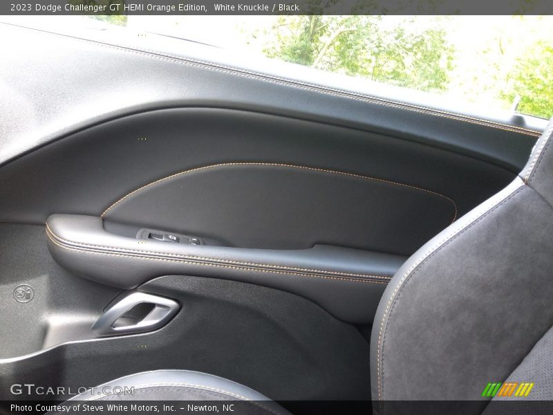 Door Panel of 2023 Challenger GT HEMI Orange Edition