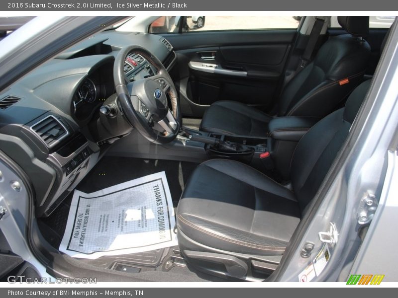 Ice Silver Metallic / Black 2016 Subaru Crosstrek 2.0i Limited