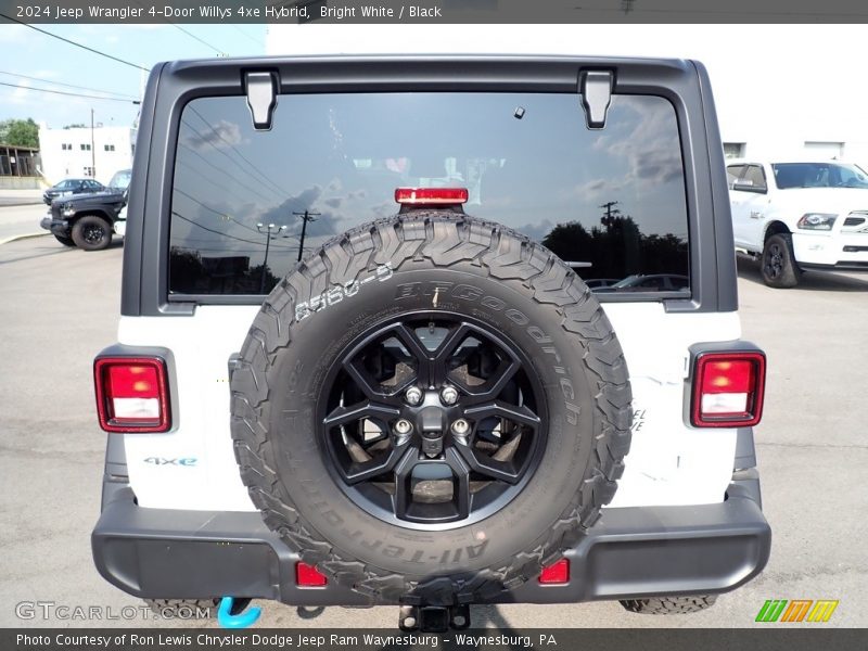 Bright White / Black 2024 Jeep Wrangler 4-Door Willys 4xe Hybrid