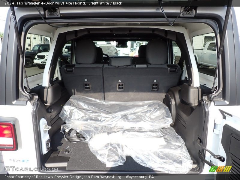 Bright White / Black 2024 Jeep Wrangler 4-Door Willys 4xe Hybrid