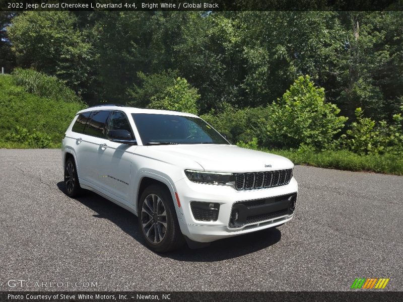 Bright White / Global Black 2022 Jeep Grand Cherokee L Overland 4x4