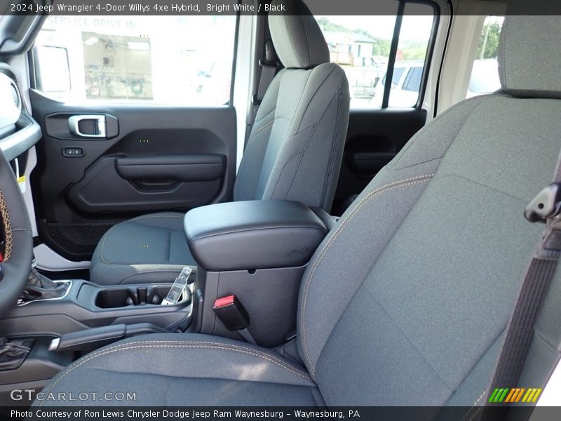 Bright White / Black 2024 Jeep Wrangler 4-Door Willys 4xe Hybrid
