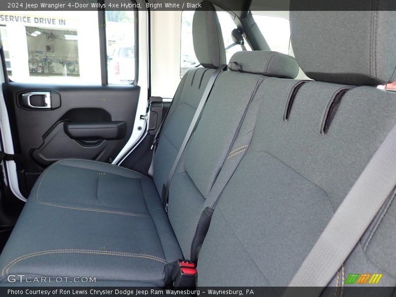 Bright White / Black 2024 Jeep Wrangler 4-Door Willys 4xe Hybrid