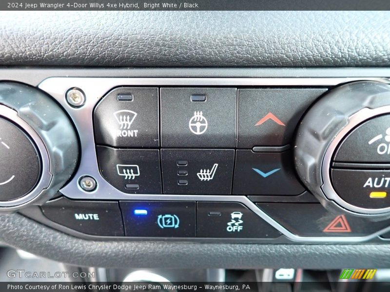 Bright White / Black 2024 Jeep Wrangler 4-Door Willys 4xe Hybrid