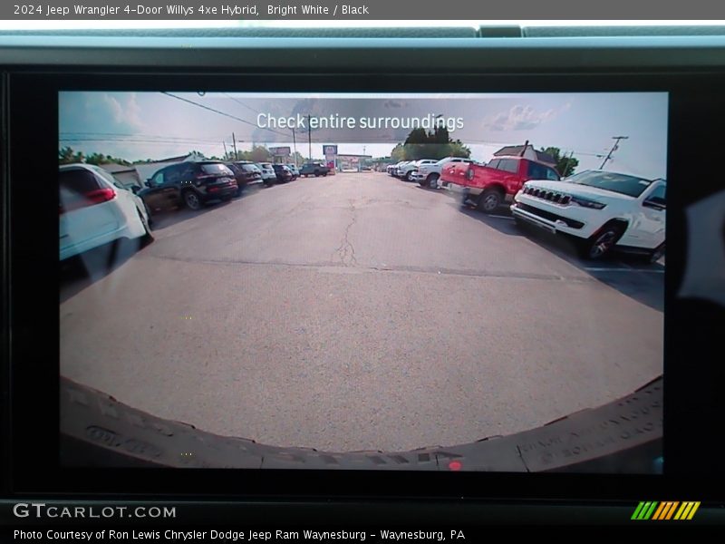 Bright White / Black 2024 Jeep Wrangler 4-Door Willys 4xe Hybrid