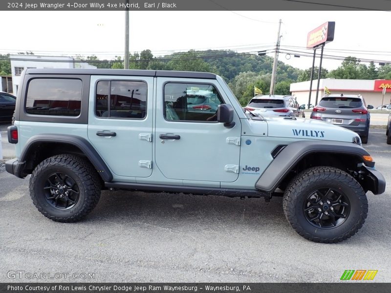 Earl / Black 2024 Jeep Wrangler 4-Door Willys 4xe Hybrid