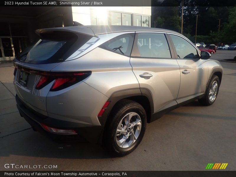 Shimmering Silver / Black 2023 Hyundai Tucson SE AWD