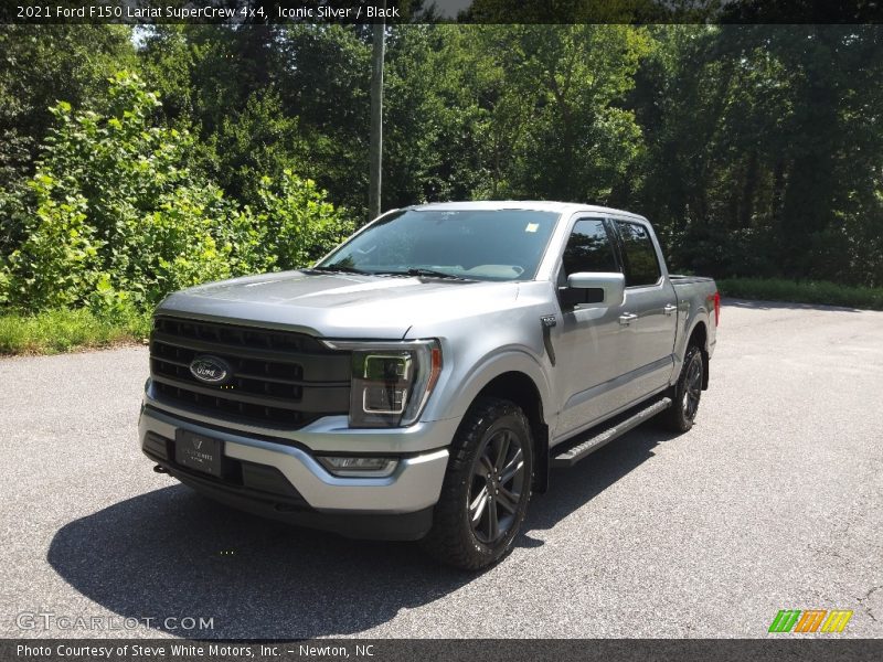 Iconic Silver / Black 2021 Ford F150 Lariat SuperCrew 4x4