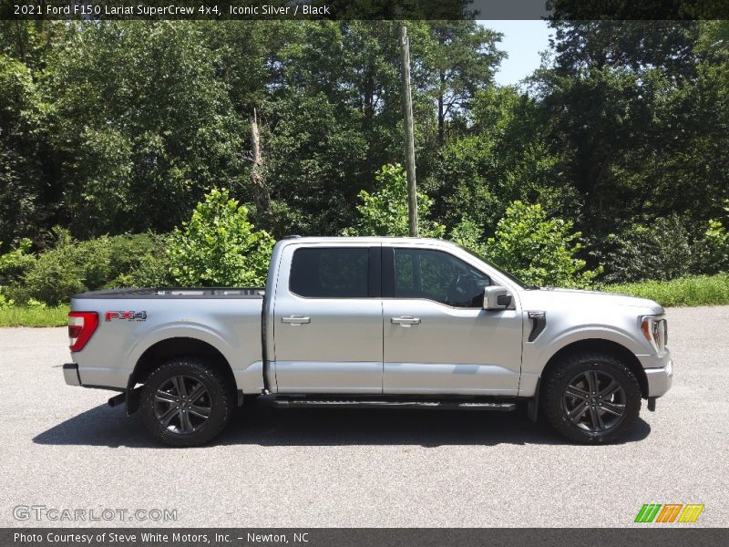 Iconic Silver / Black 2021 Ford F150 Lariat SuperCrew 4x4