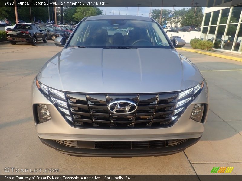 Shimmering Silver / Black 2023 Hyundai Tucson SE AWD