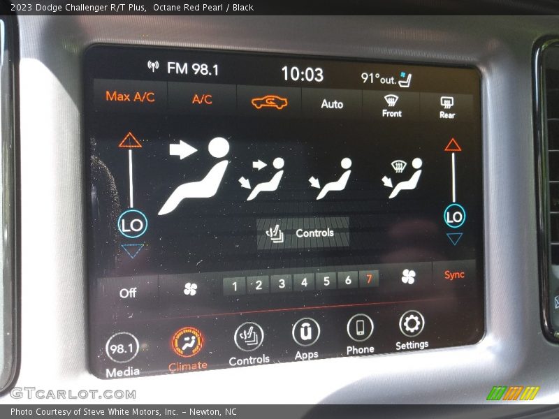 Octane Red Pearl / Black 2023 Dodge Challenger R/T Plus