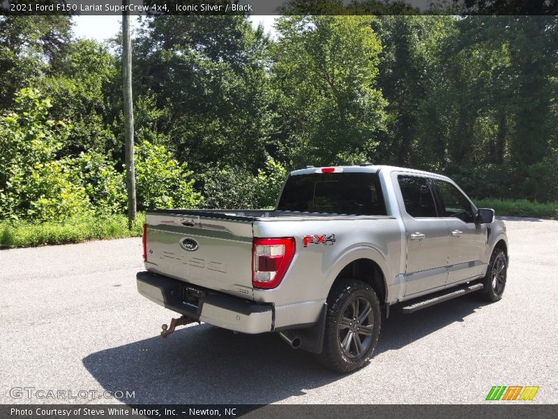 Iconic Silver / Black 2021 Ford F150 Lariat SuperCrew 4x4