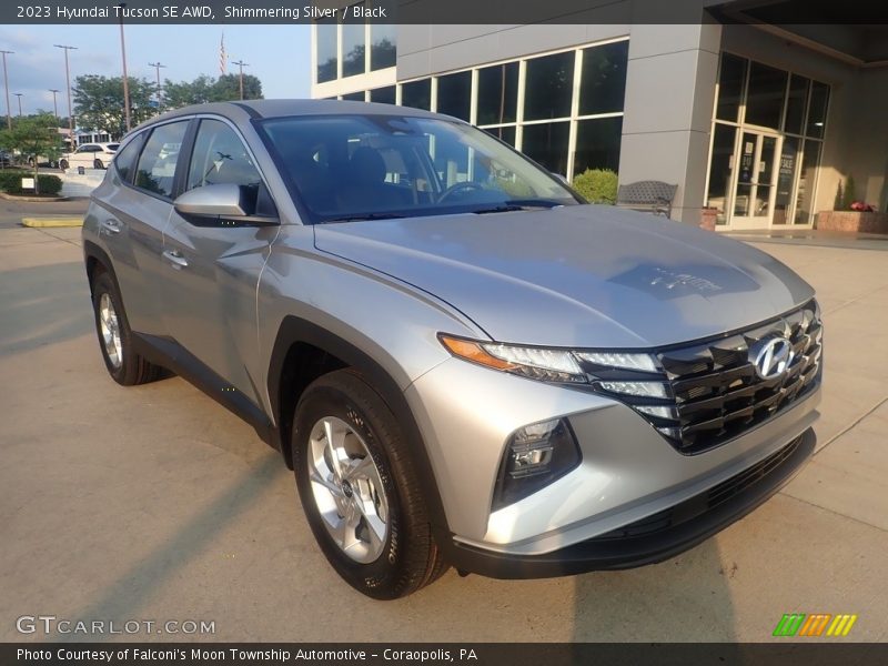 Shimmering Silver / Black 2023 Hyundai Tucson SE AWD