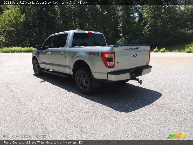Iconic Silver / Black 2021 Ford F150 Lariat SuperCrew 4x4