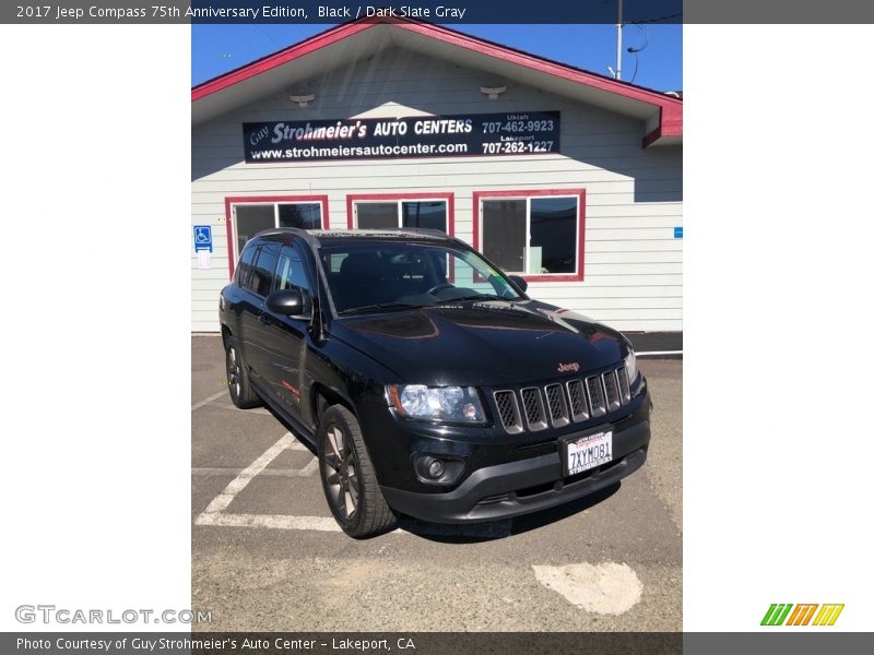Black / Dark Slate Gray 2017 Jeep Compass 75th Anniversary Edition