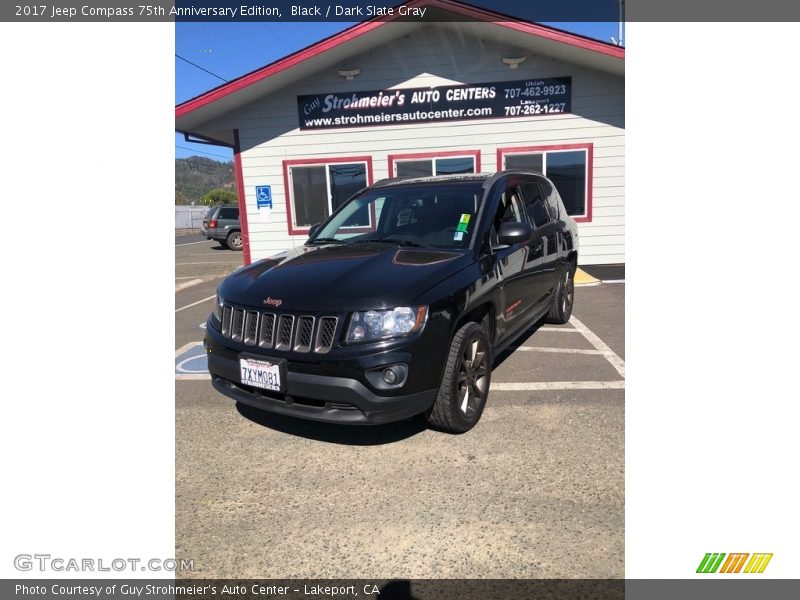 Black / Dark Slate Gray 2017 Jeep Compass 75th Anniversary Edition