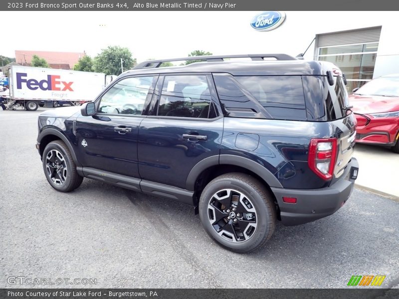 Alto Blue Metallic Tinted / Navy Pier 2023 Ford Bronco Sport Outer Banks 4x4