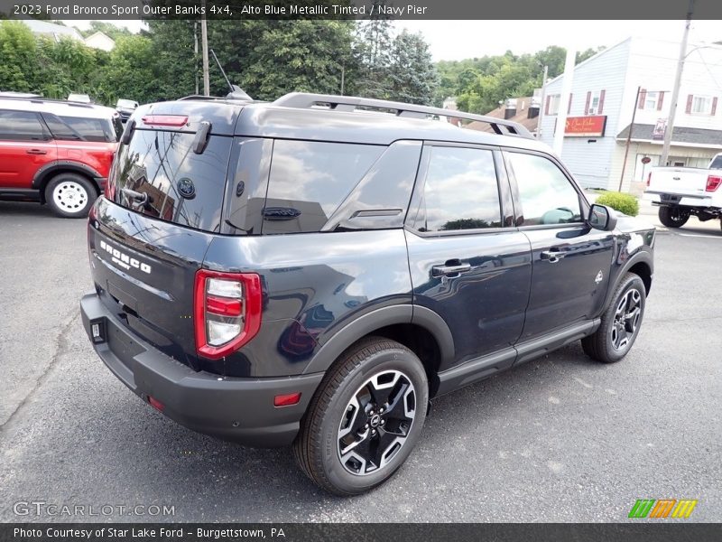Alto Blue Metallic Tinted / Navy Pier 2023 Ford Bronco Sport Outer Banks 4x4