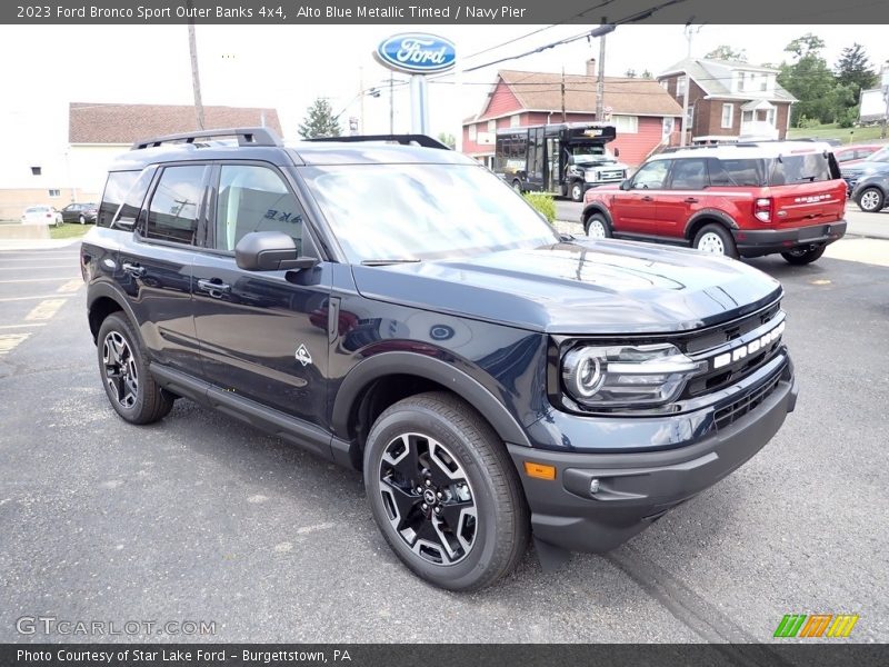 Alto Blue Metallic Tinted / Navy Pier 2023 Ford Bronco Sport Outer Banks 4x4