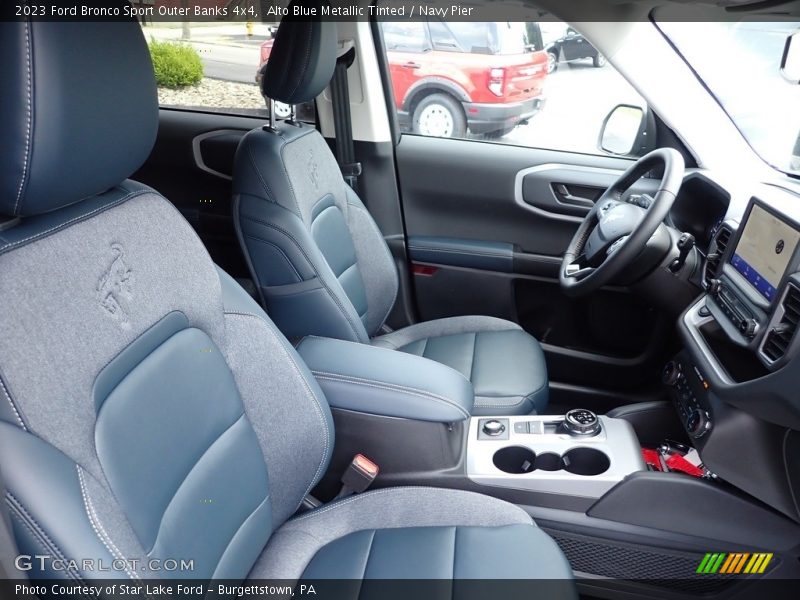 Alto Blue Metallic Tinted / Navy Pier 2023 Ford Bronco Sport Outer Banks 4x4