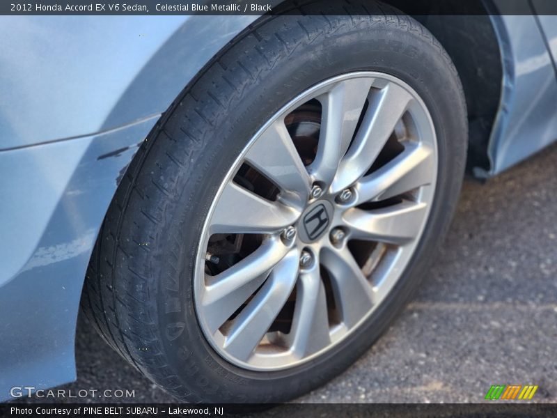 Celestial Blue Metallic / Black 2012 Honda Accord EX V6 Sedan