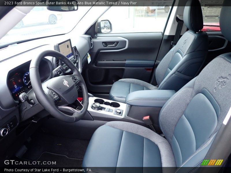 Alto Blue Metallic Tinted / Navy Pier 2023 Ford Bronco Sport Outer Banks 4x4