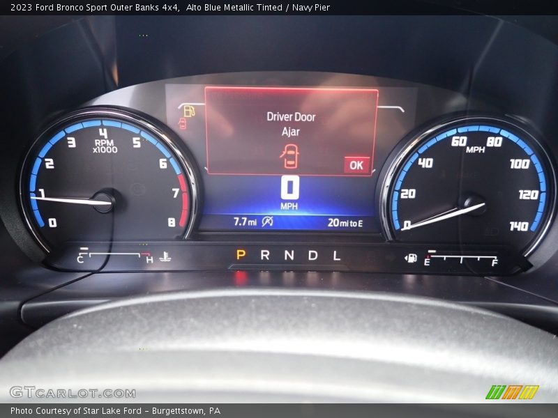 Alto Blue Metallic Tinted / Navy Pier 2023 Ford Bronco Sport Outer Banks 4x4