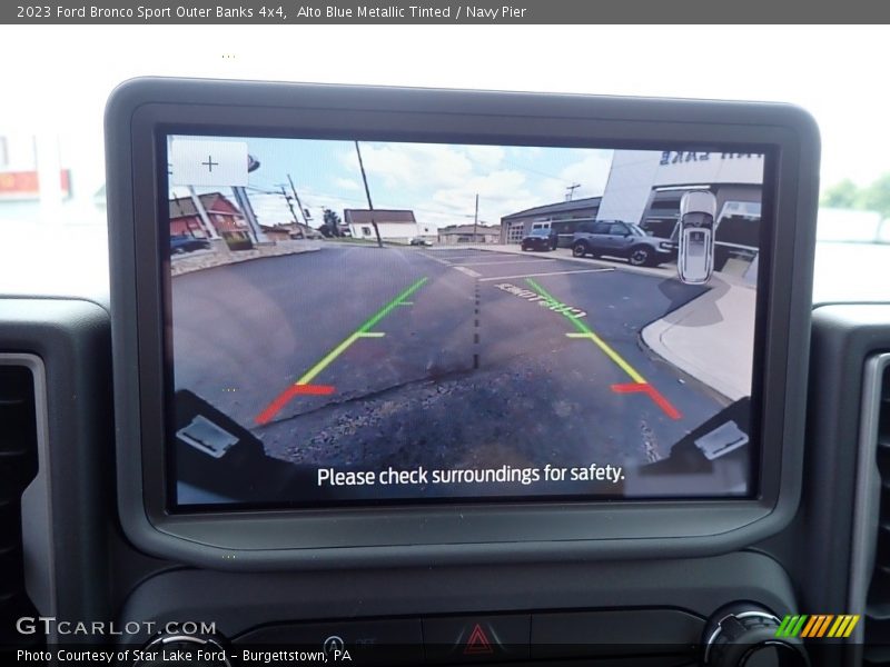 Alto Blue Metallic Tinted / Navy Pier 2023 Ford Bronco Sport Outer Banks 4x4