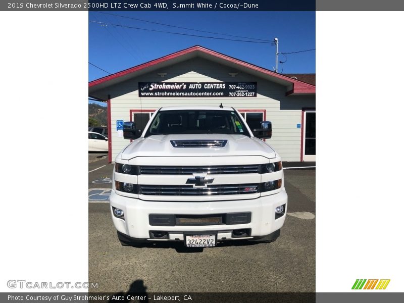 Summit White / Cocoa/­Dune 2019 Chevrolet Silverado 2500HD LTZ Crew Cab 4WD