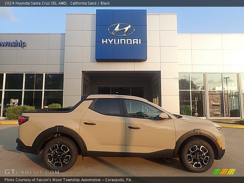 California Sand / Black 2024 Hyundai Santa Cruz SEL AWD