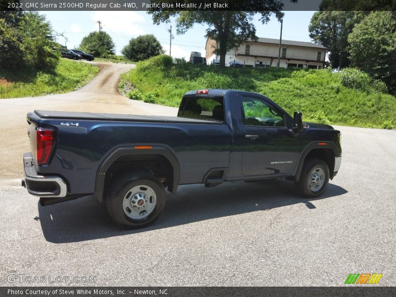 Pacific Blue Metallic / Jet Black 2022 GMC Sierra 2500HD Regular Cab 4WD