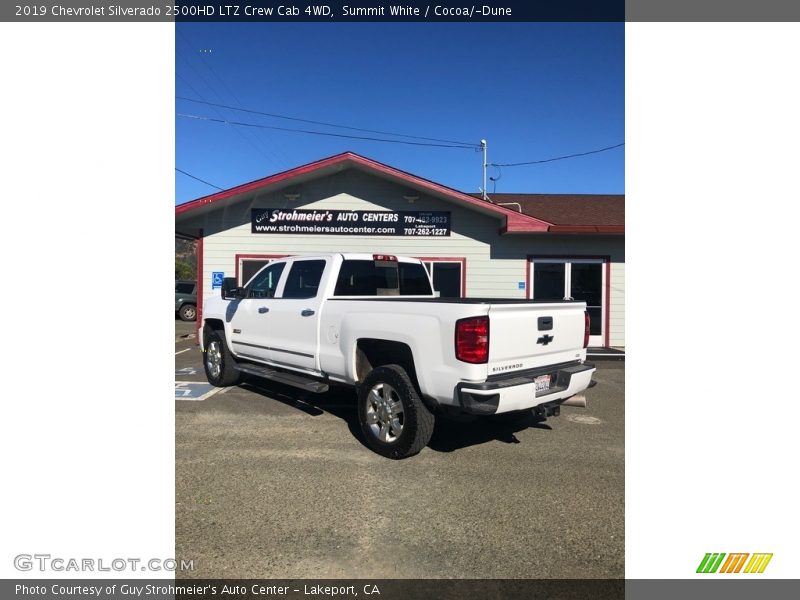 Summit White / Cocoa/­Dune 2019 Chevrolet Silverado 2500HD LTZ Crew Cab 4WD