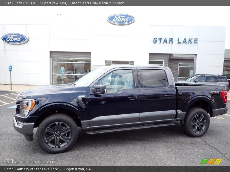 Carbonized Gray Metallic / Black 2023 Ford F150 XLT SuperCrew 4x4