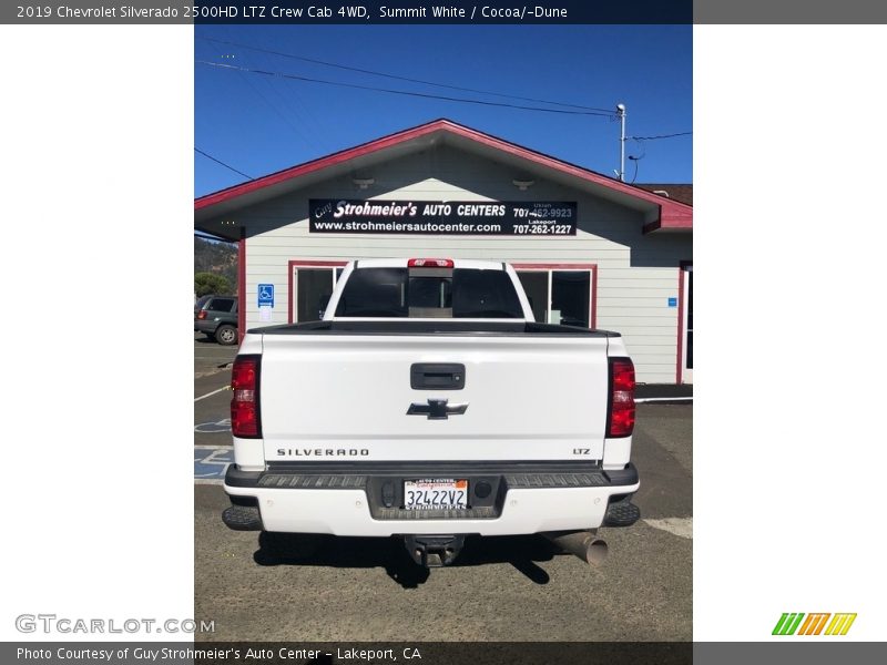Summit White / Cocoa/­Dune 2019 Chevrolet Silverado 2500HD LTZ Crew Cab 4WD
